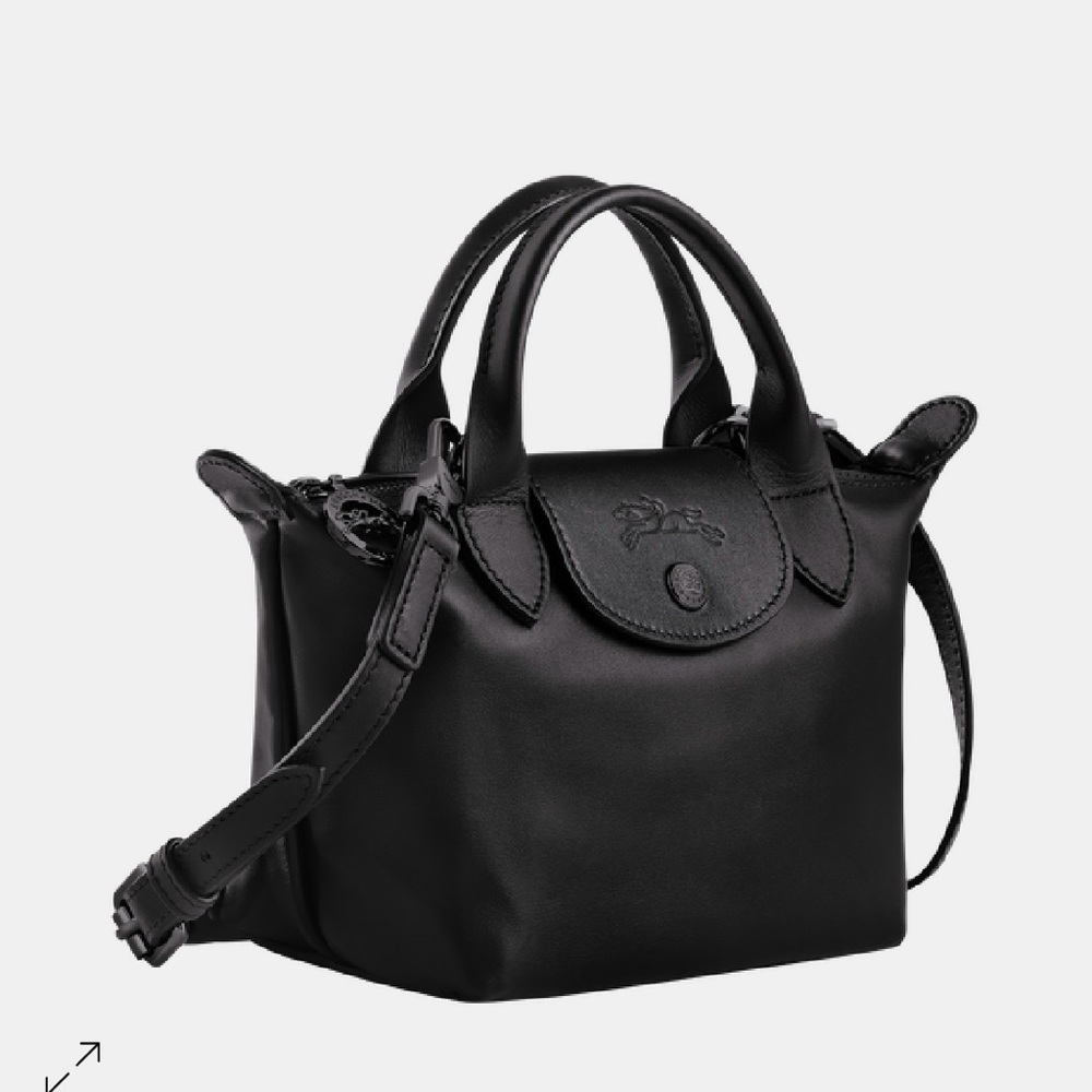 Longchamp LE PLIAGE XTRA XS HANDBAG Black - Leather